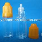 10ml PET plastic dropper bottles with child safety cap(customized for your labels and sticker)