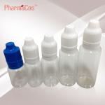 PET amber/brown e-liquid bottle with long thin dropper and childproof & tamper cap