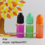 clear pet bottle plastic 15ml e liquid wholesale with childproof and tamper safety cap long tip