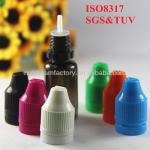 ISO 8317/SGS/TUV certificatee eliquid bottle 30ml,PET e liquids empty bottle 10ml with childproof tamperproof cap