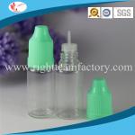 10ml empty plastic bottles for liquid with childproof cap ( ISO 8317 certificate)