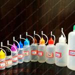 Needle cap dropper bottles