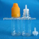 PET Plastic Bottle with dropper 10ml with dropper for e vape oil