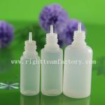 childproof cap dropper bottle with long thin tip 20 ML Plastic Bottles PE