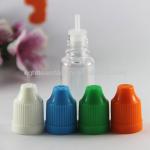 ISO 8317/SGS/TUV certificated plastic bottles, Smok vv and vw mod ecig with color childproof cap