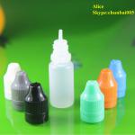 10 ml bottle for ecig juice&amp; childproof tamper cap plastic bottle with SGS and TUV