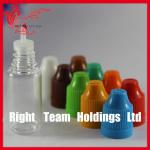 empty 10ml pet dropper bottles with child resistant cap, SGS ,TUV,ISO 8317