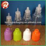 5ml 10ml 15ml 20ml E-cigarette liquid PET dropper bottle with childproof cap TBLDES-2