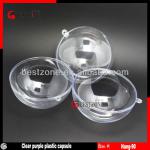 Plastic Clear Christmas balls or capsules