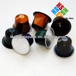 37mm Nespresso aluminum coffee capsule with lid