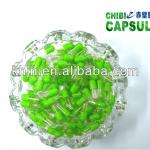 vary size of medicinal empty gelatin capsule shell