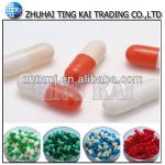 Size00#,0#,1#,2# bulk gelatin capsules