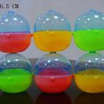 plastic material toy capsule