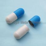 Capsule-shaped pill capsule