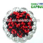 size of 0# medicinal empty plastic gelatin cellulose capsule