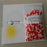 Quick Dissolving GMP FDA Certificated size 1 Red White empty gelatin capsule