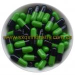 Black and Green color Empty Hard Capsule