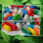 size 000, 00, 0, 0el, 1, 2, 3, 4 color empty gelatin capsule