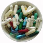 Different size and color hard gelatin empty capsules