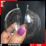 Clear plastic christmas balls