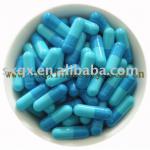 Blue vacant gelatin capsule