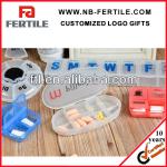 235008 Promotion medical plastic pill box with divider