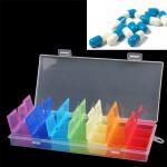 New Arrival 7 Days Plastic Pill Case Pill Organizer Medicine Box