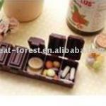 Five lattice chocolate pill box