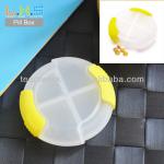 Slide Pill Box--4 grids cute pill boxes