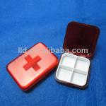 729078 Promotion Plastic 4 Compartments Pill Box,Vitamin Case