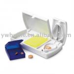 Plastic Pill Box with Cutter
