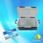 65L portable plastic ice cooler box with wheels