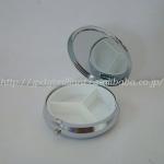 Roundness metal pill box