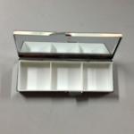 acrylic diamond decorative metal pill box