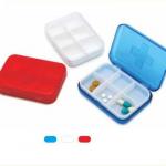 6 grid ten character small pill box