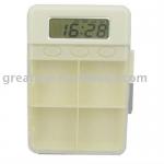 24 hours timer plastic electronic pill box