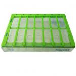 Plastic Pill Box with braille alphabet