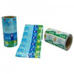 Laminated pharmaceutical flexible packaging material in roll