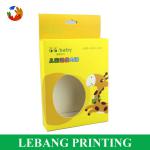 Full color Hanging paper box with window