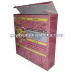 Custom design colorful coated paperboard box