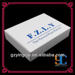 white cardboard medicine packaging paper box