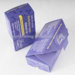 Purple paper box printing with guaranteed aftersales services