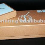one color silkscreened set-up kraft packaging box