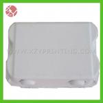 white natural paper medication trays