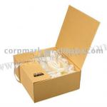 satin inserted paper cardboard box