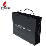 Customized Black recycle paper bag design&amp;printing