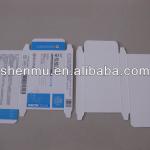 Custom quality white paperboard box for medicine packaging