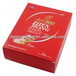 Gold and silver stamping packaging paper box