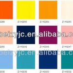 Solid color PVC film