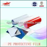 Surface protective film for PET/acrylic sheet